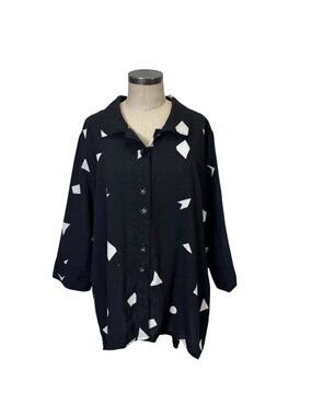 Ali Miles Button Front Tunic XL